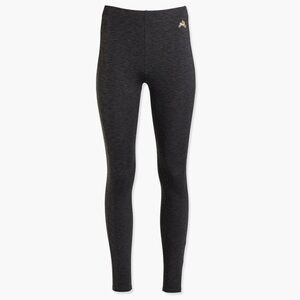 Tracksmith Turnover Tights Women’s Small Gray Running Leggings Zip Pocket